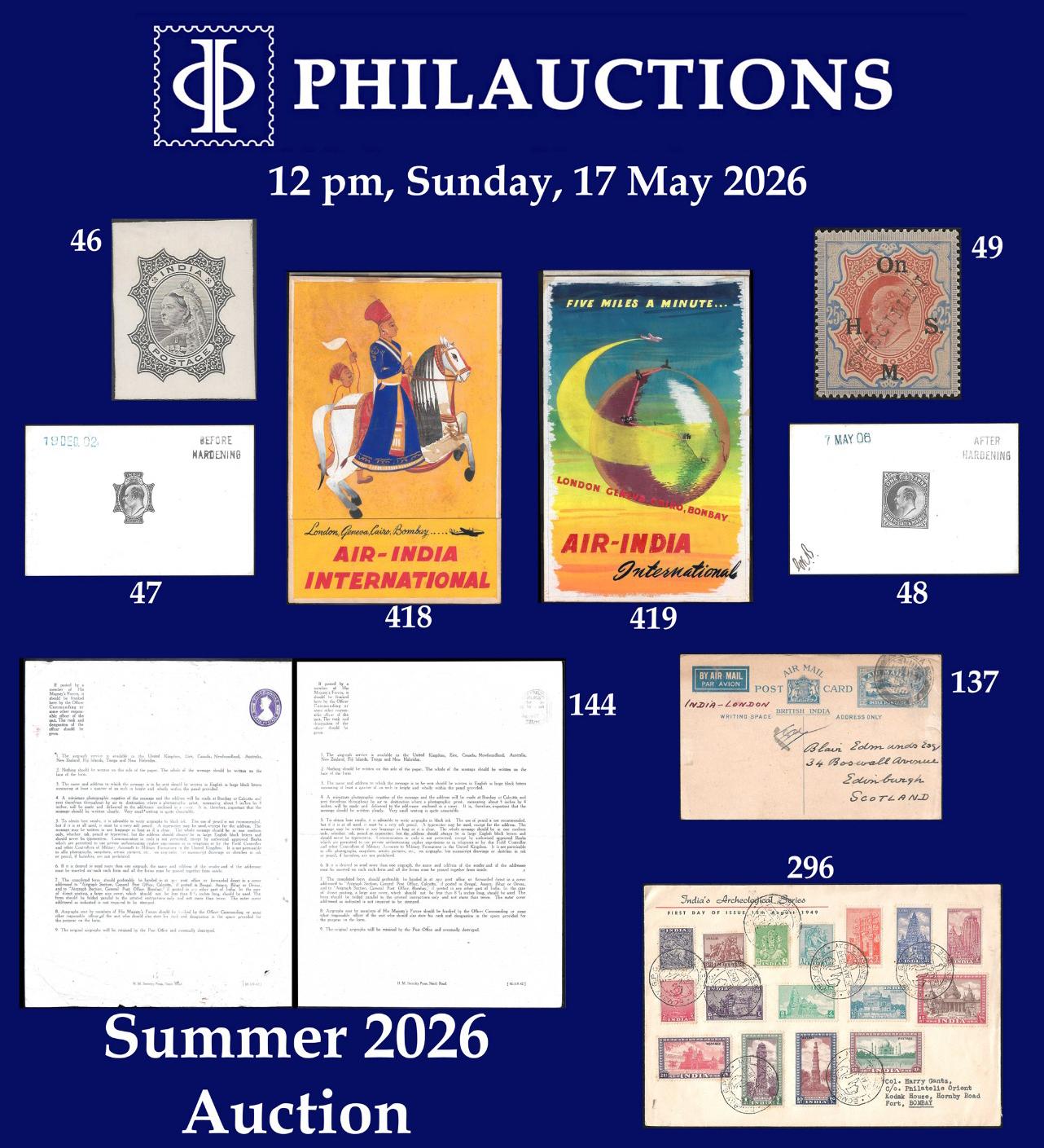 Philauctions Stamp